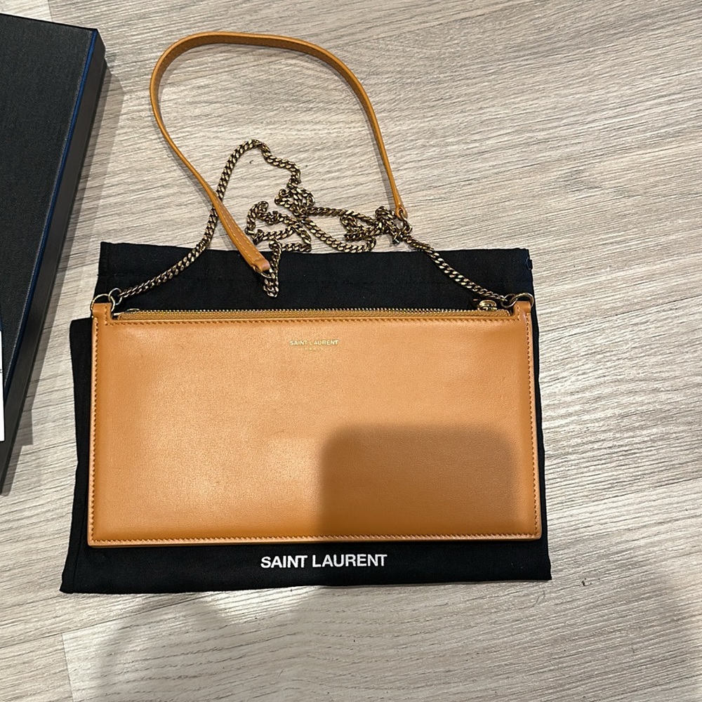YSL DOUBLE POUCH AUTHENTIC